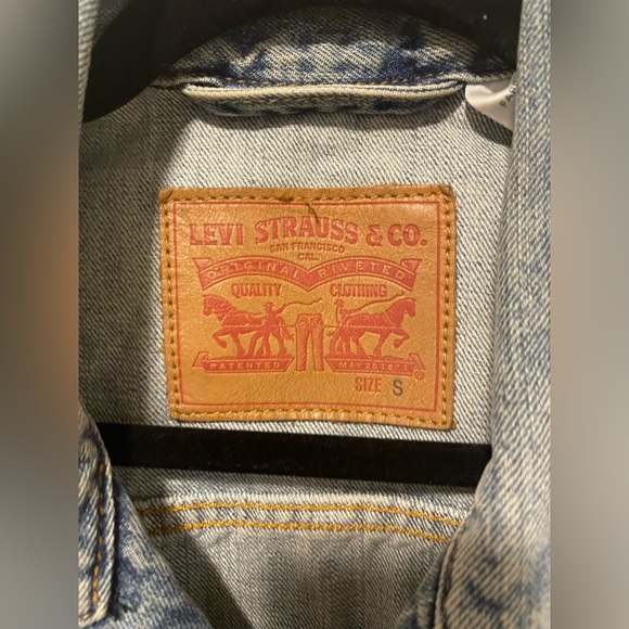 Custom Levi’s trucker jacket T - Flower design - Picture 3 of 8